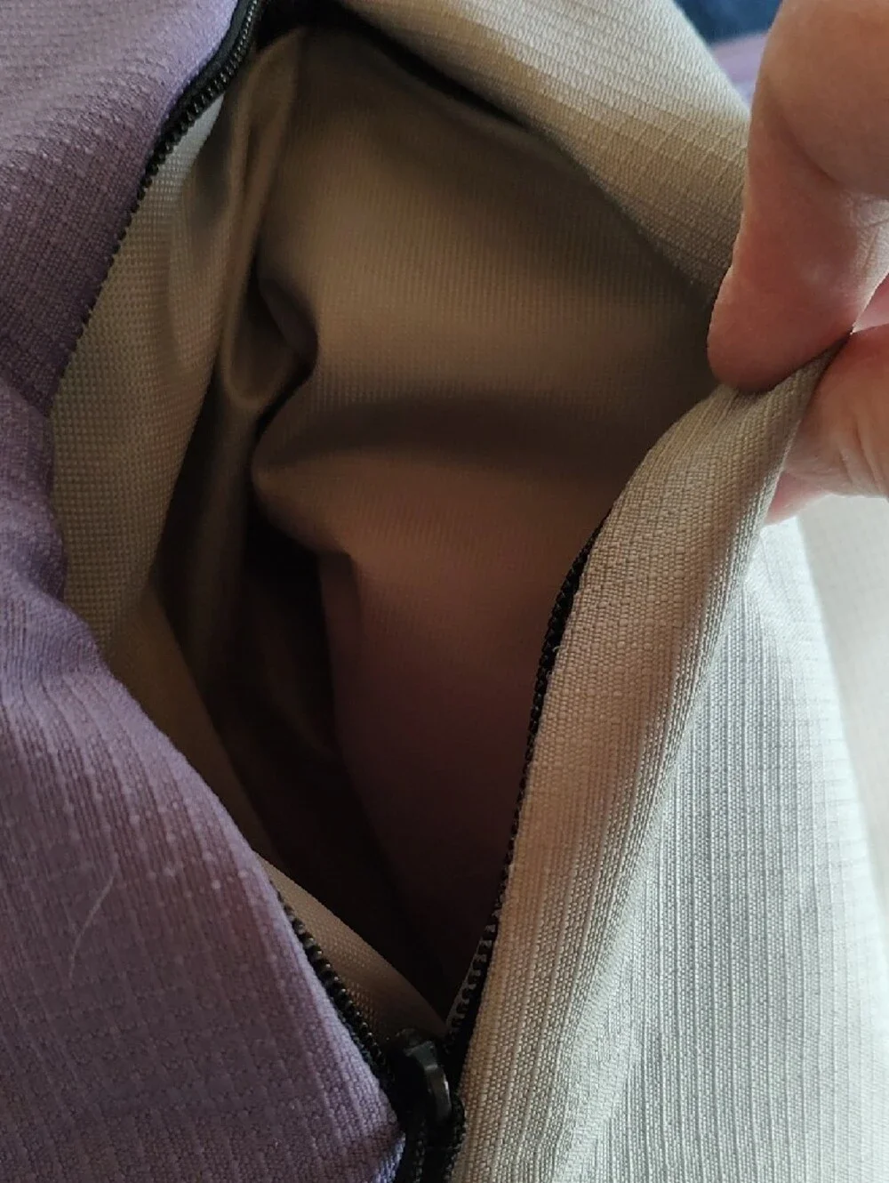 Keen Lavender & Light Gray Crossbody Hobo Computer Commuter Bag. Pockets Galore!